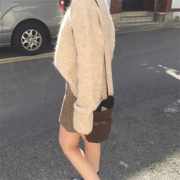 Crew Neck Knit Sweater - Picture 2 of 16